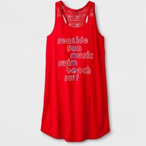 Red Cat and Jack Swimsuit Coverup